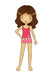 DVR Back to School Sticker Paper Dolls