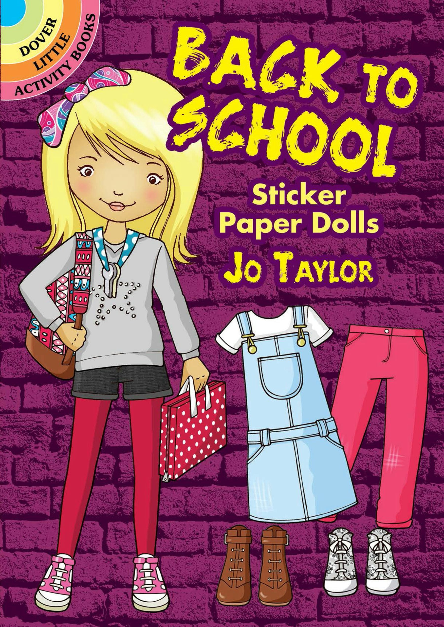 DVR Back to School Sticker Paper Dolls