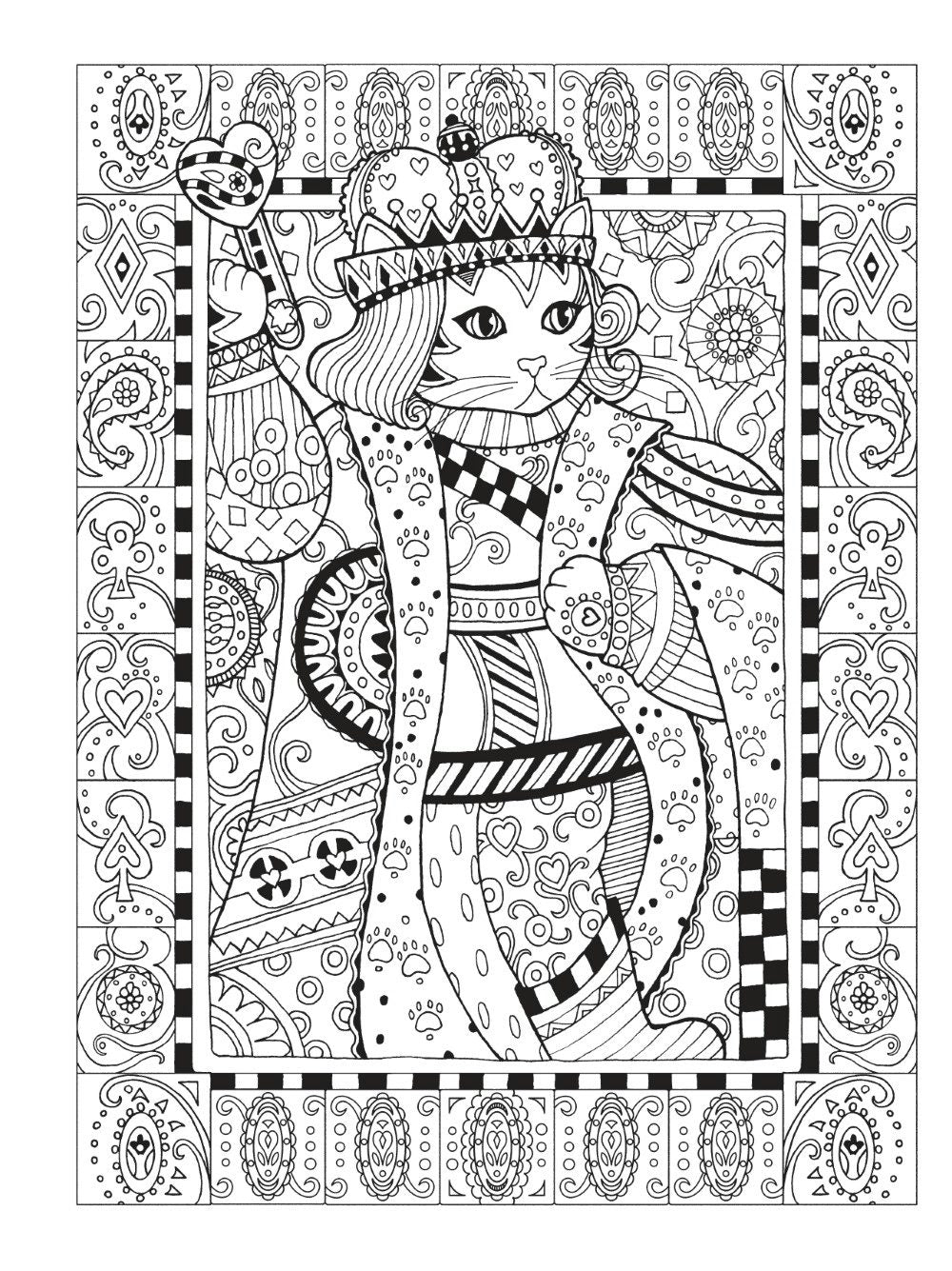 DVR Creative Haven® Coloring Book: Creative Cats