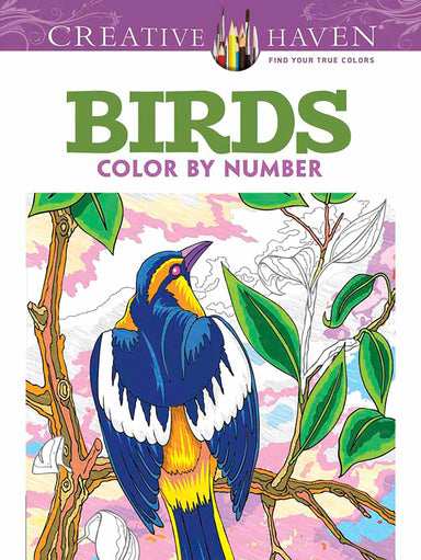 DVR Creative Haven® Color-By-Number: Birds