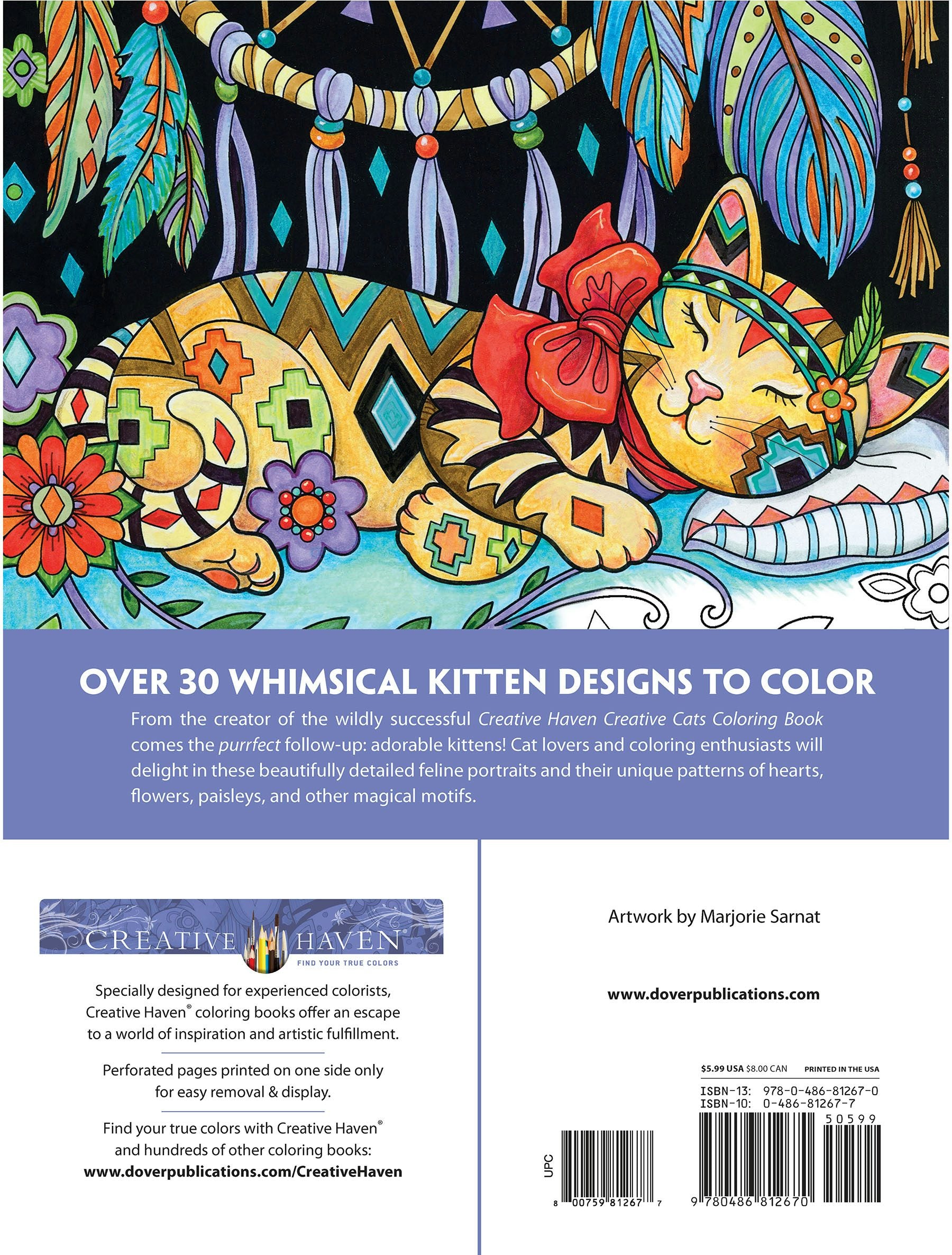 DVR Creative Haven® Coloring Book: Creative Kittens