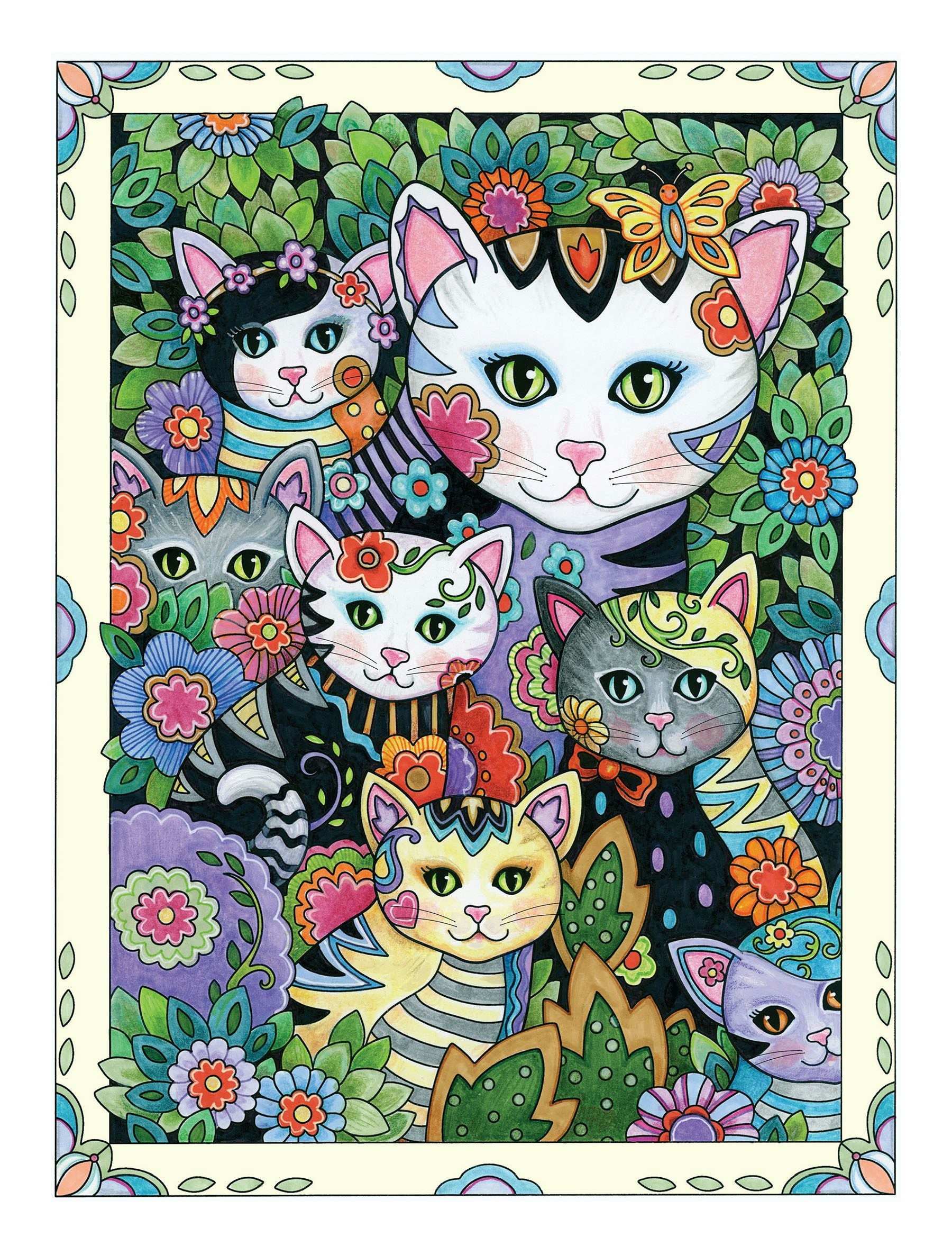 DVR Creative Haven® Coloring Book: Creative Kittens