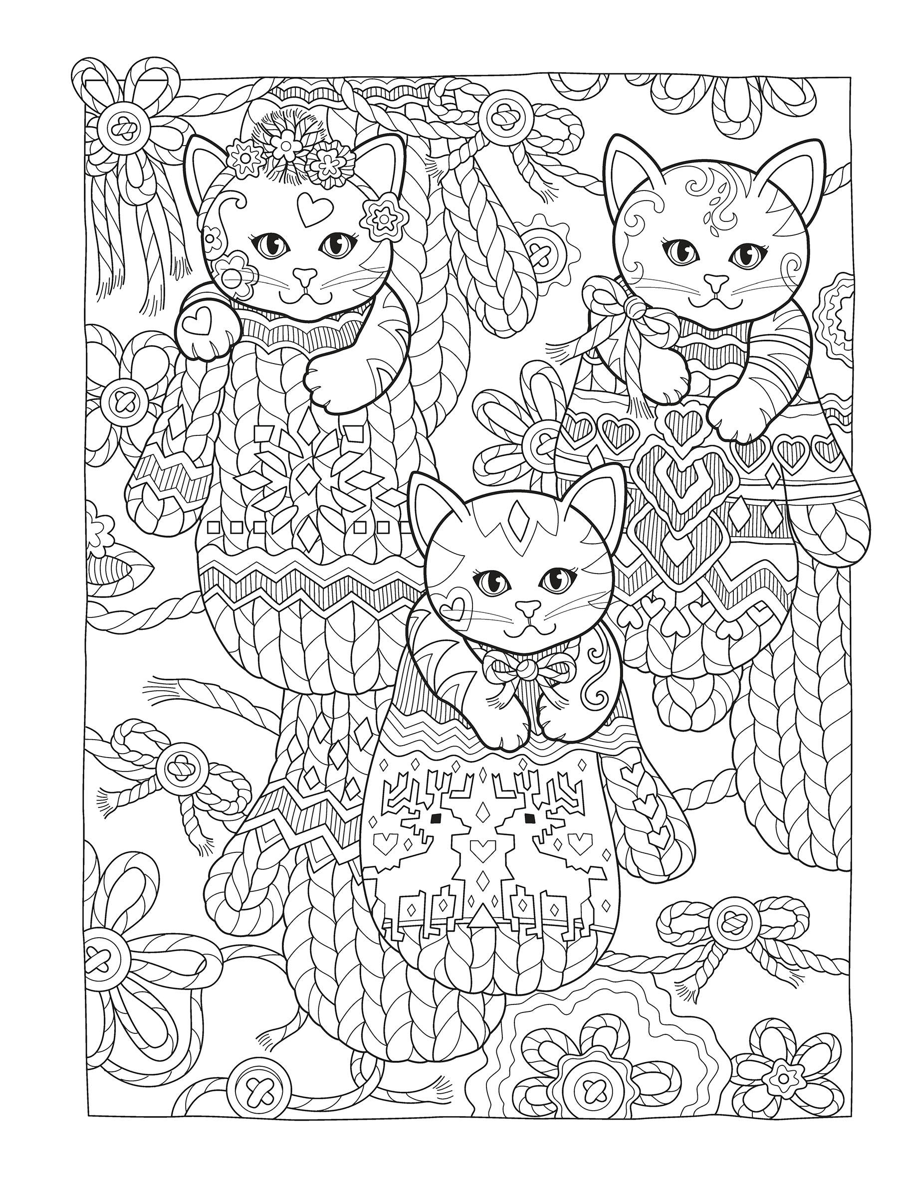 DVR Creative Haven® Coloring Book: Creative Kittens