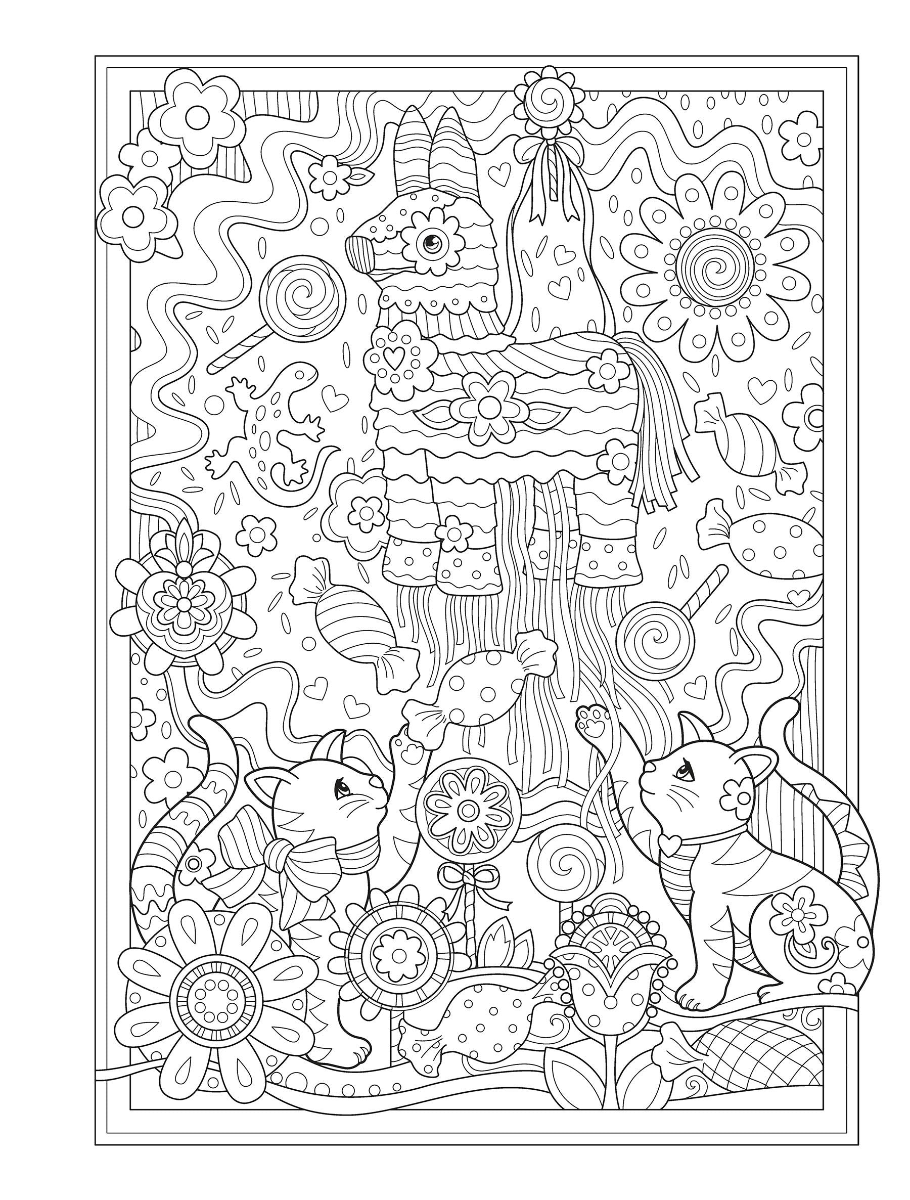 DVR Creative Haven® Coloring Book: Creative Kittens
