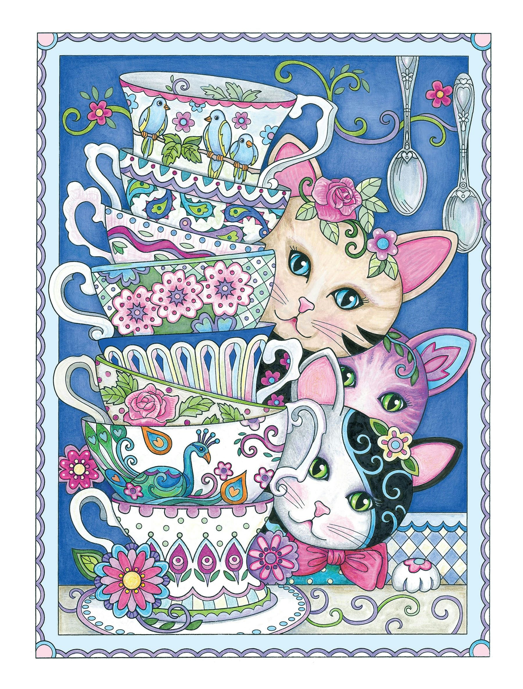 DVR Creative Haven® Coloring Book: Creative Kittens