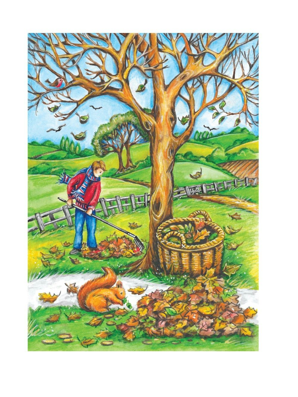 Creative Haven® Coloring Book: Autumn Scenes