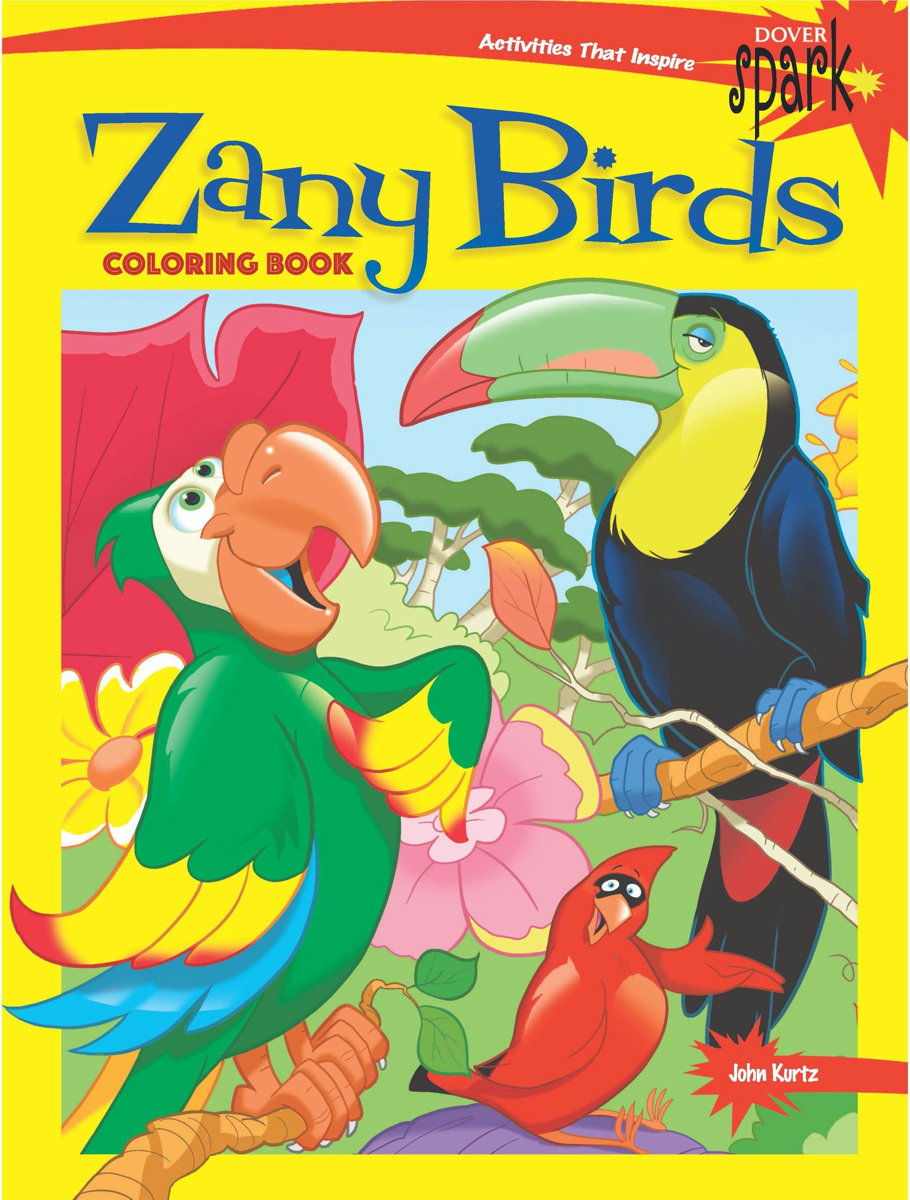DVR Spark Coloring Book: Zany Birds