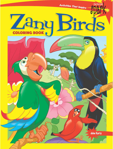 DVR Spark Coloring Book: Zany Birds
