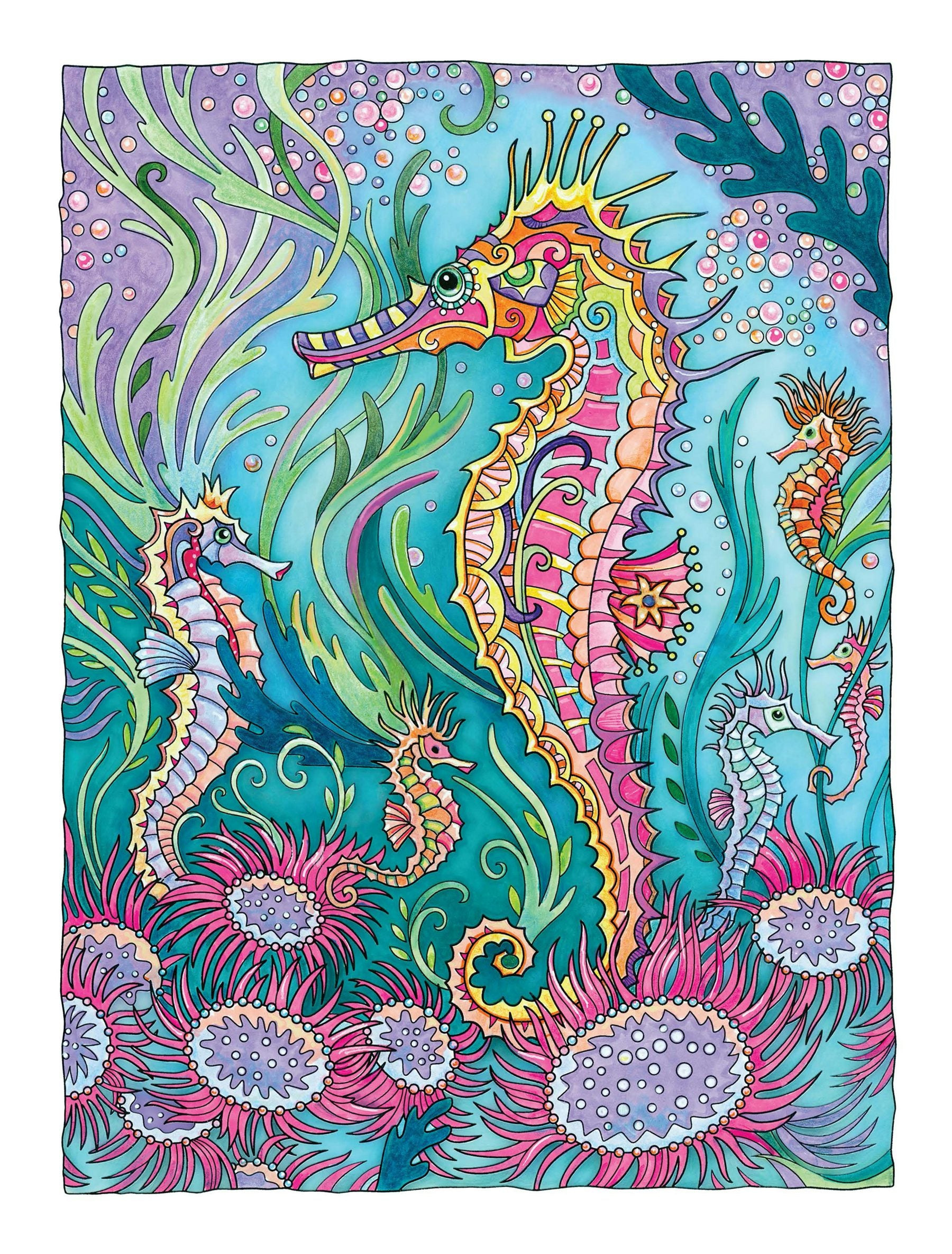 DVR Creative Haven® Coloring Book: Fanciful Sea Life