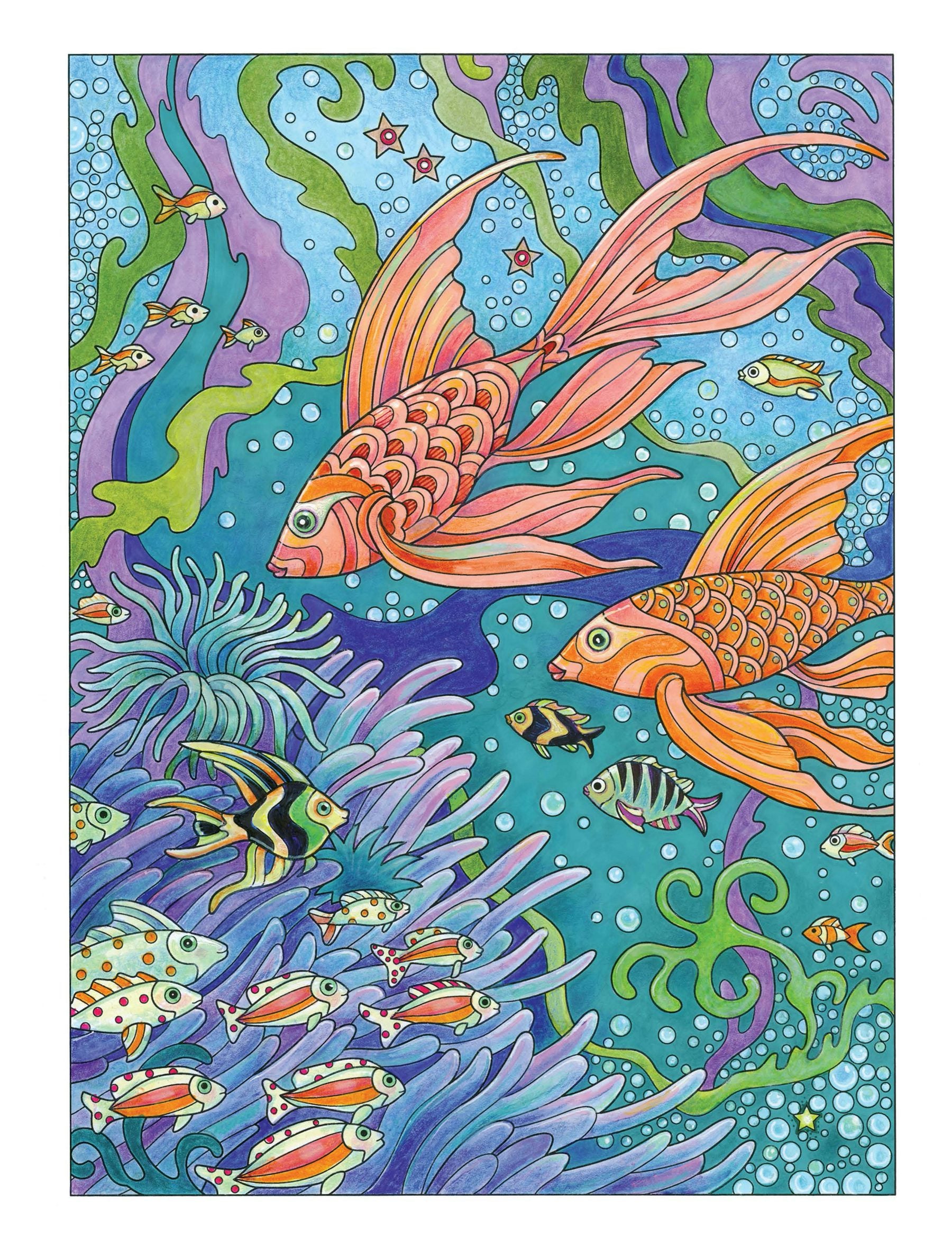 DVR Creative Haven® Coloring Book: Fanciful Sea Life
