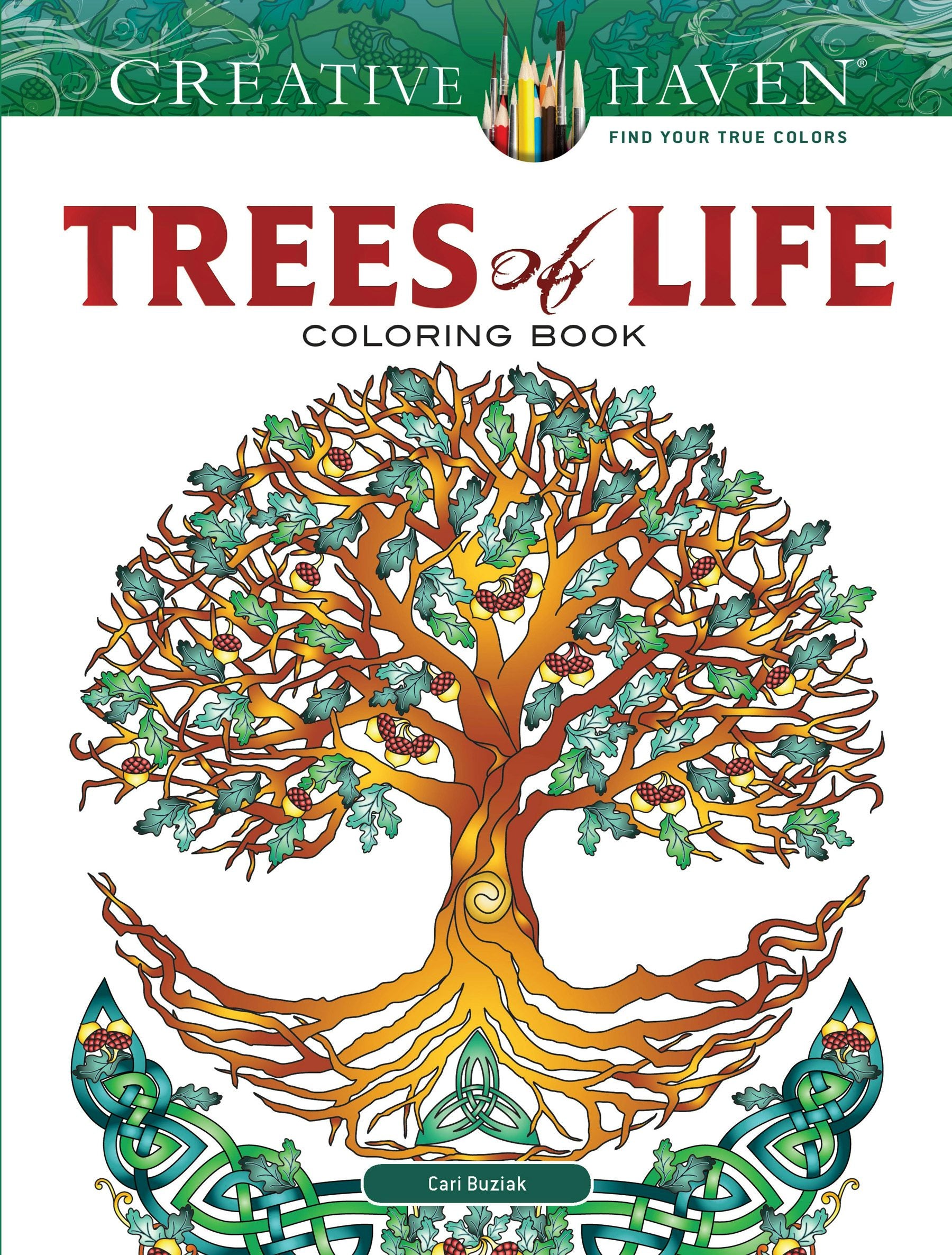 DVR Creative Haven® Coloring Book: Trees of Life
