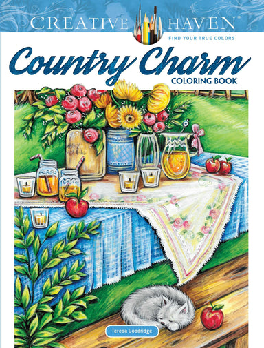 DVR Creative Haven® Coloring Book: Country Charm