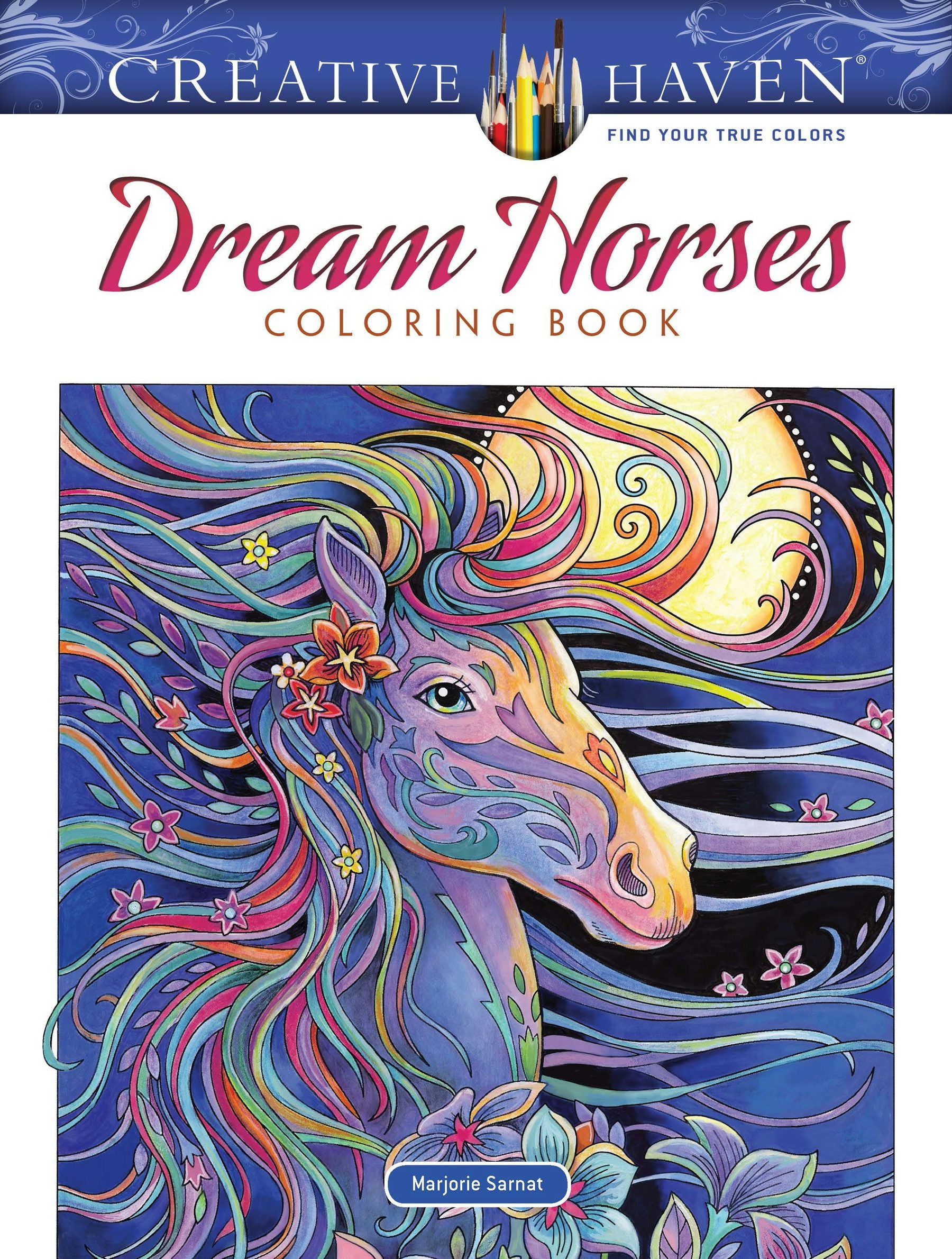 DVR Creative Haven® Coloring Book: Dream Horses