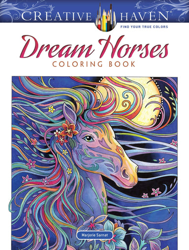 DVR Creative Haven® Coloring Book: Dream Horses