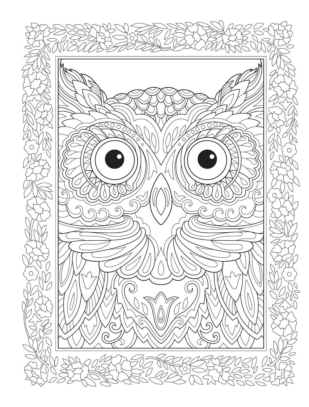 DVR Creative Haven® Coloring Book: Birds & Blossoms
