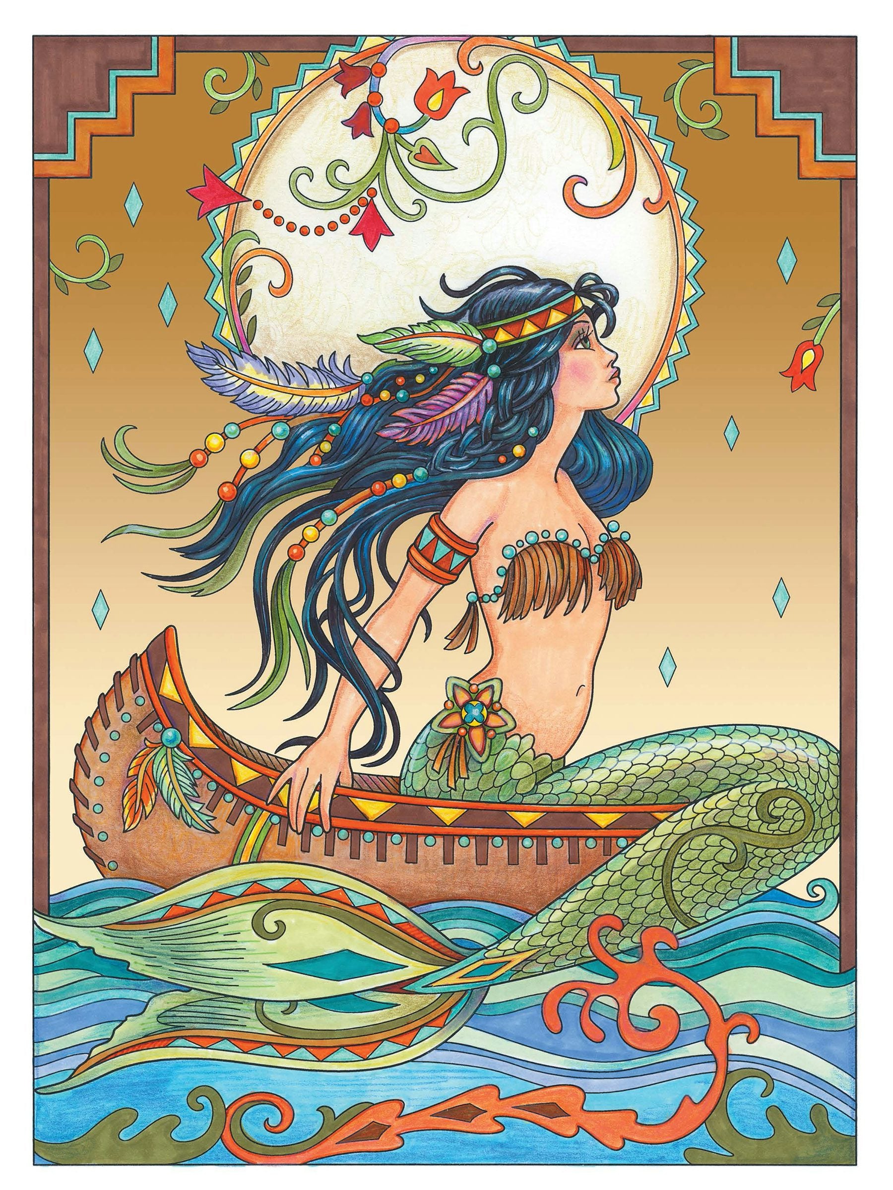 DVR Creative Haven® Coloring Books: Magnificent Mermaids