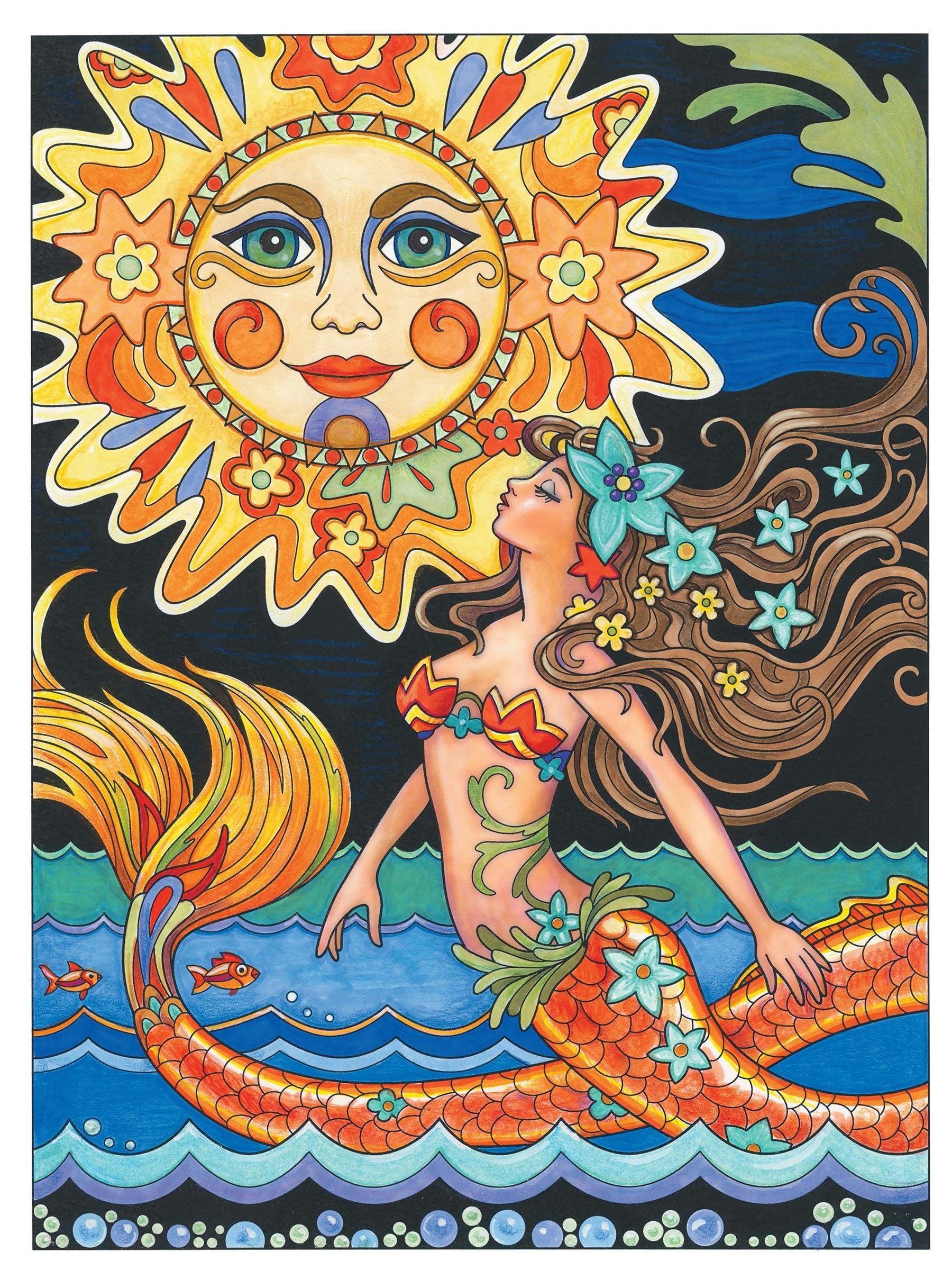 DVR Creative Haven® Coloring Books: Magnificent Mermaids