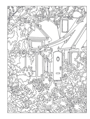 DVR Creative Haven® Color-By-Number: Glorious Gardens