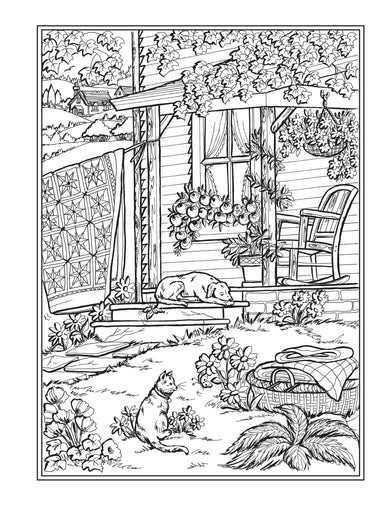 Creative Haven® Coloring Book: Home Sweet Home