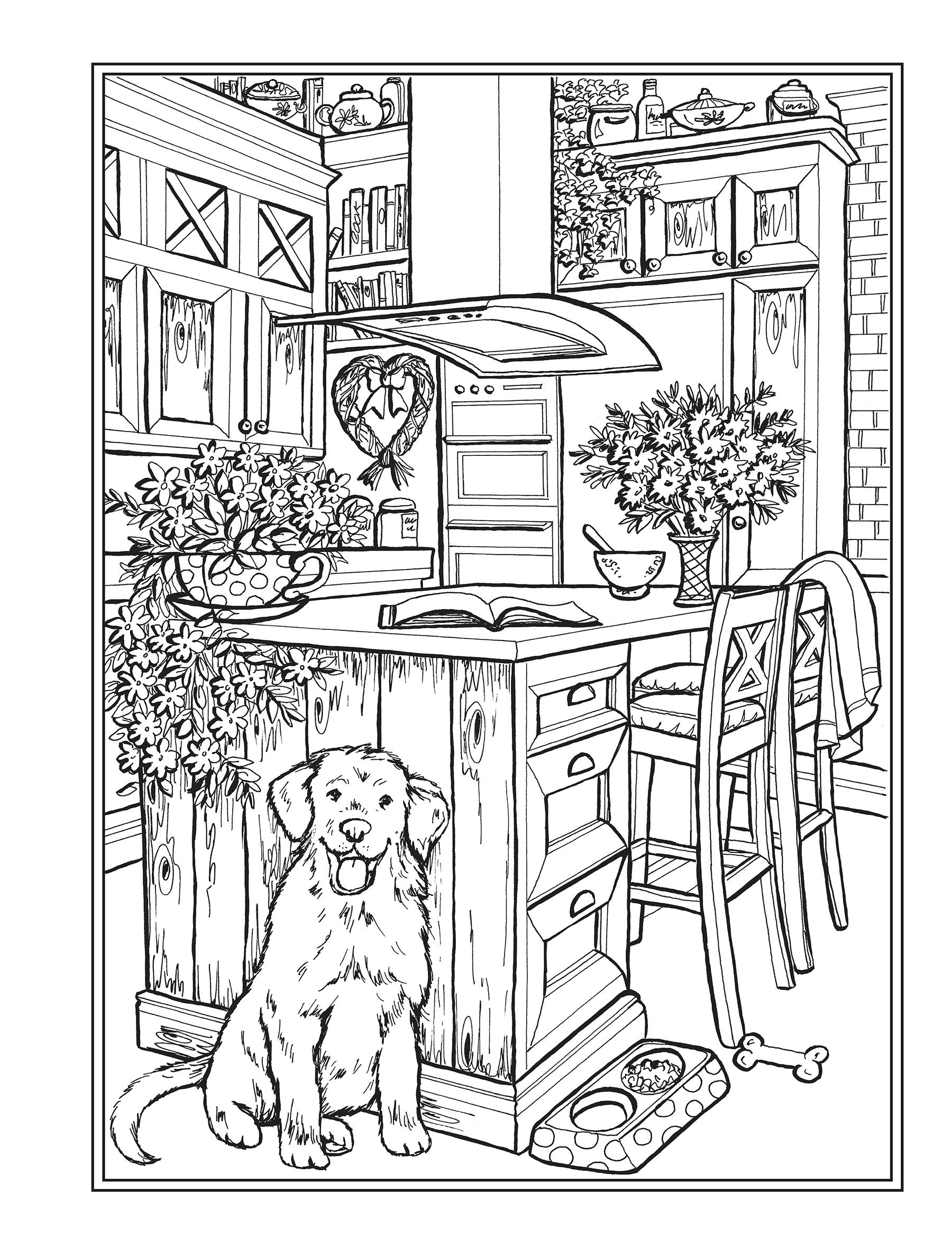 Creative Haven® Coloring Book: Home Sweet Home