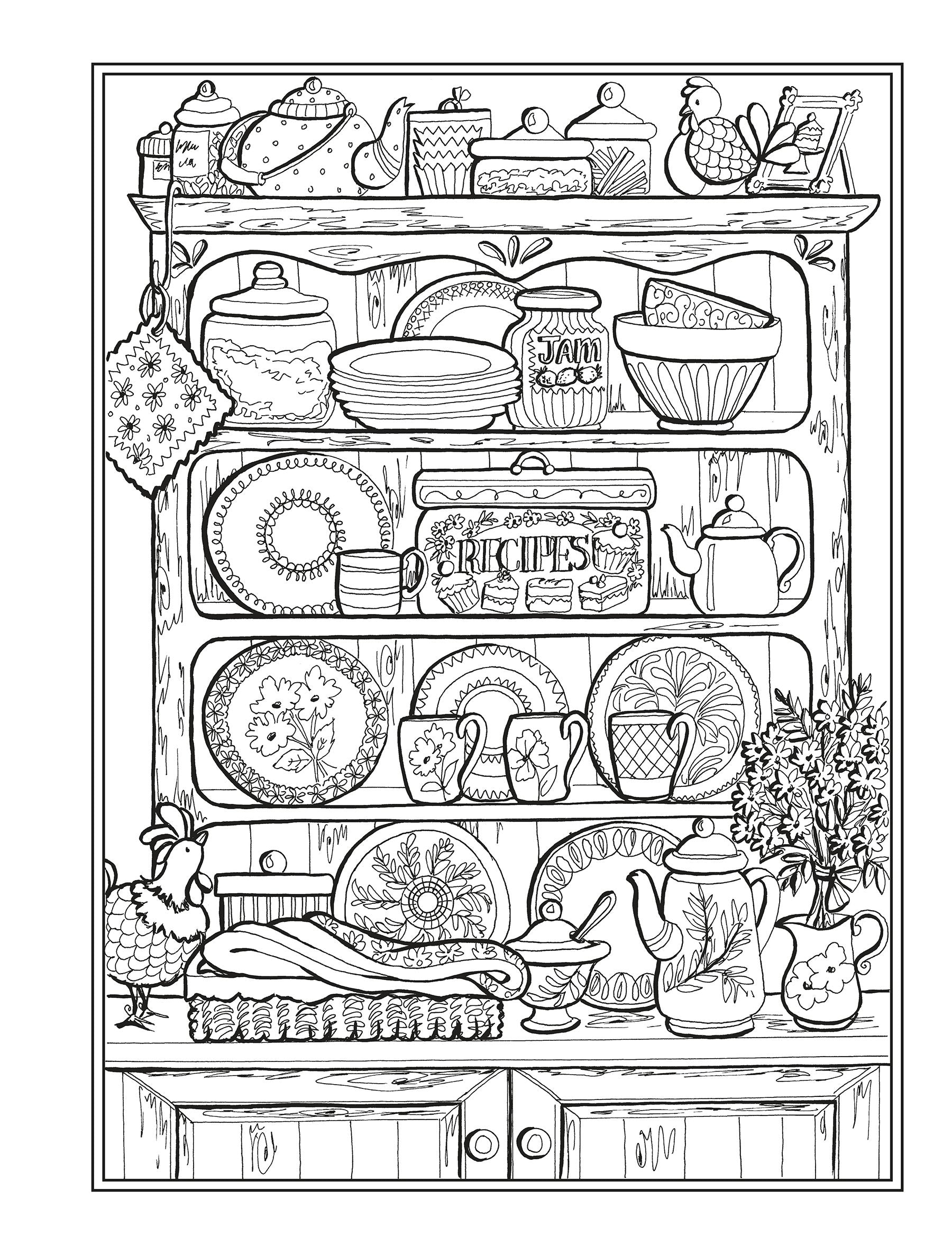 Creative Haven® Coloring Book: Home Sweet Home