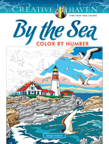 Creative Haven® Color-by-Number: By the Sea