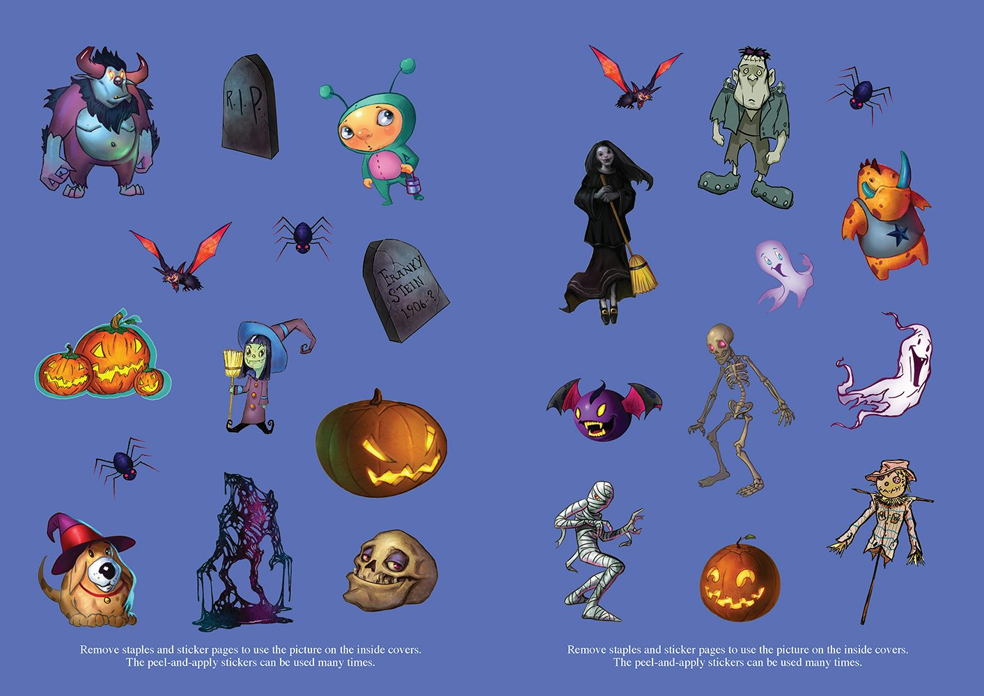 DVR Haunted Halloween Sticker Activity Book