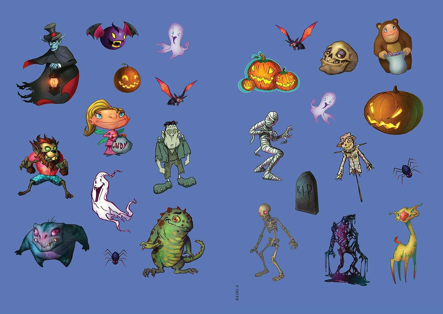 DVR Haunted Halloween Sticker Activity Book