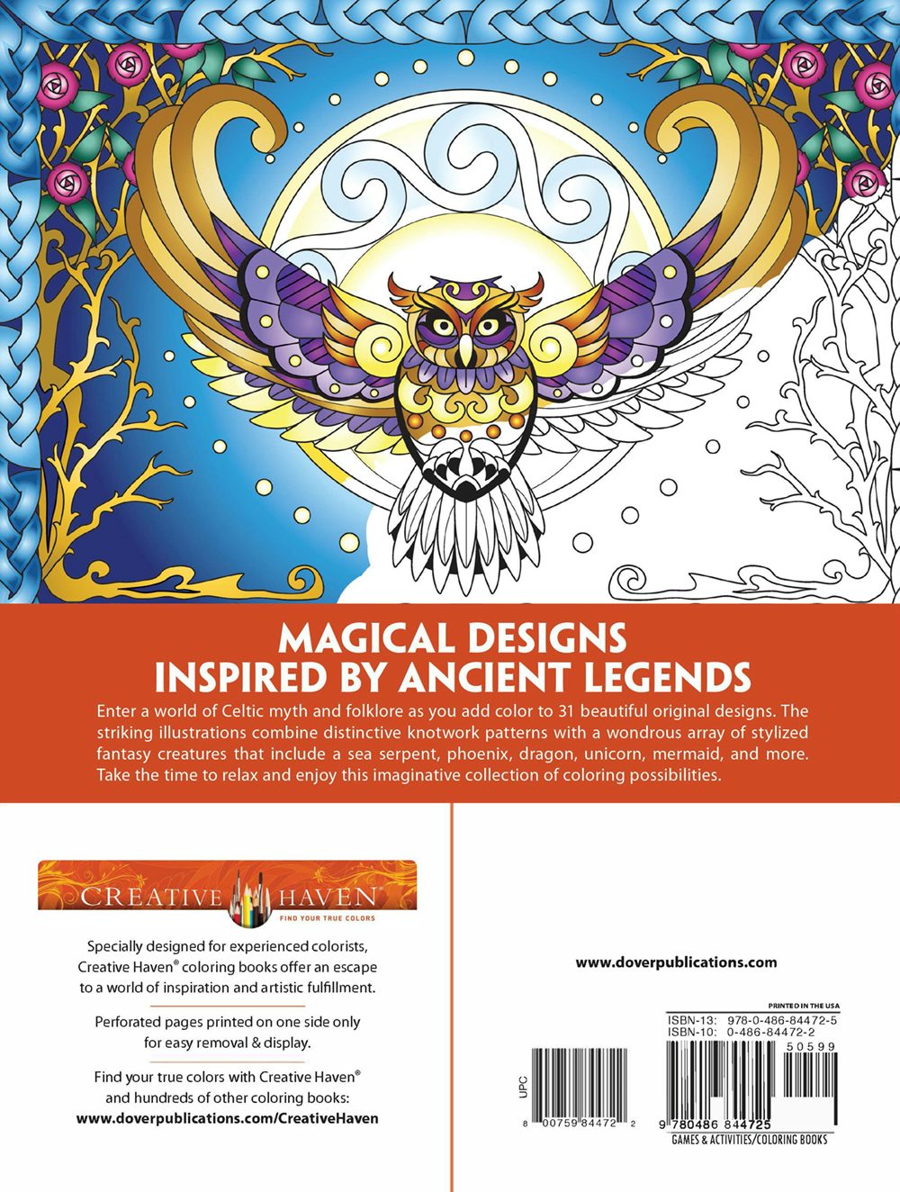 DVR Creative Haven® Coloring Book: Celtic Fantasy