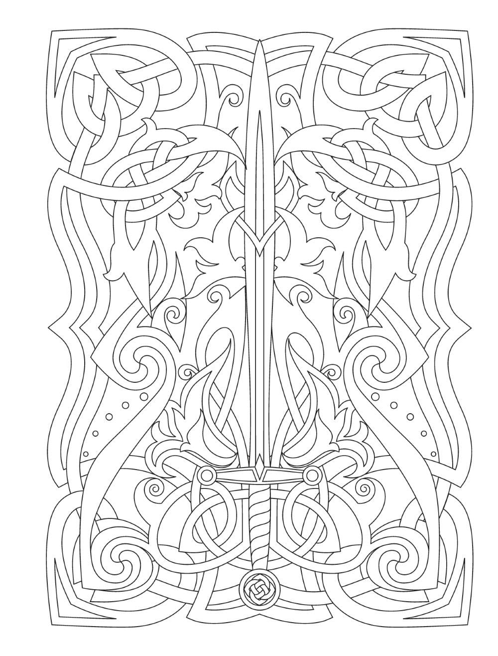 DVR Creative Haven® Coloring Book: Celtic Fantasy