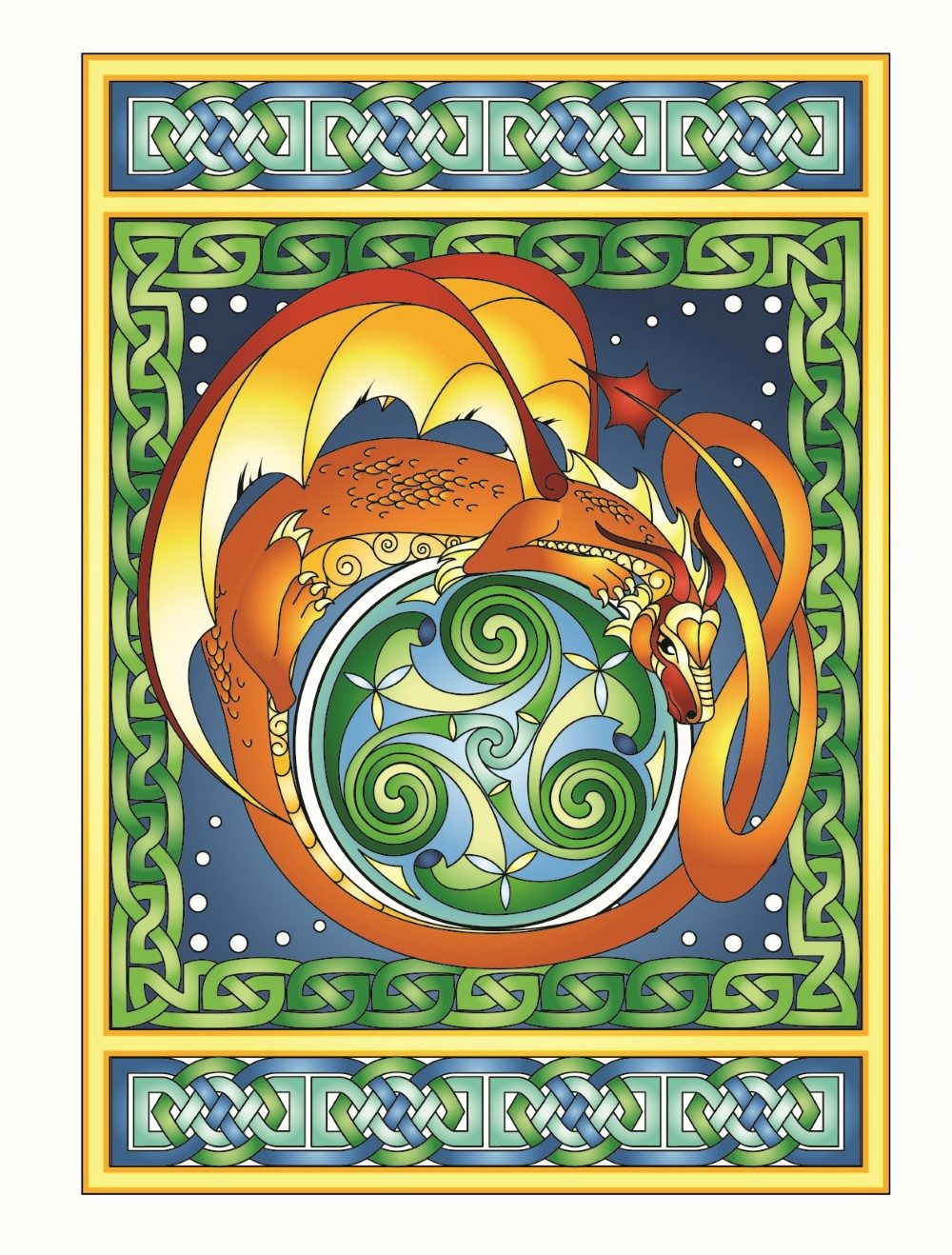 DVR Creative Haven® Coloring Book: Celtic Fantasy