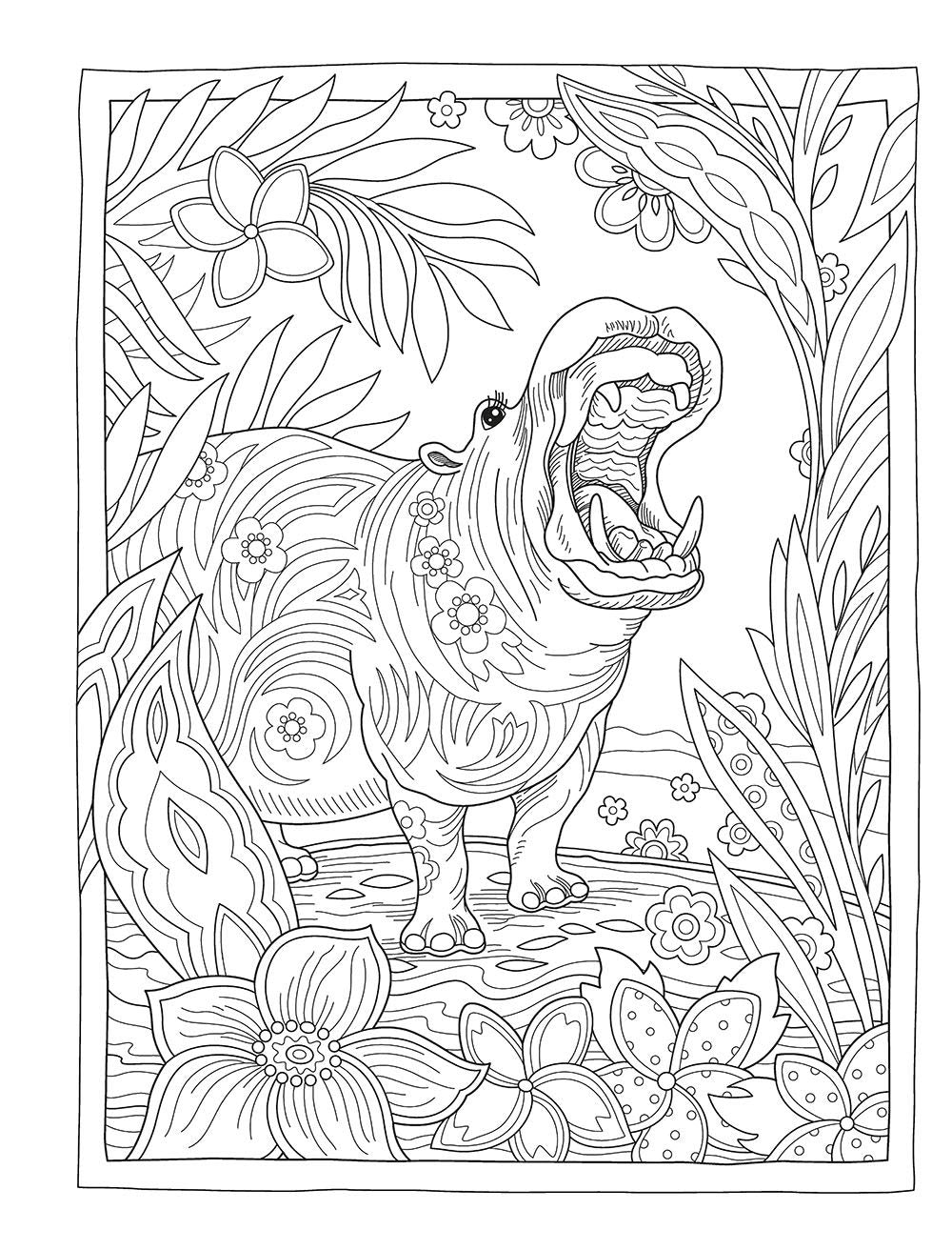 DVR Creative Haven® Coloring Book: Wondrous Wildlife