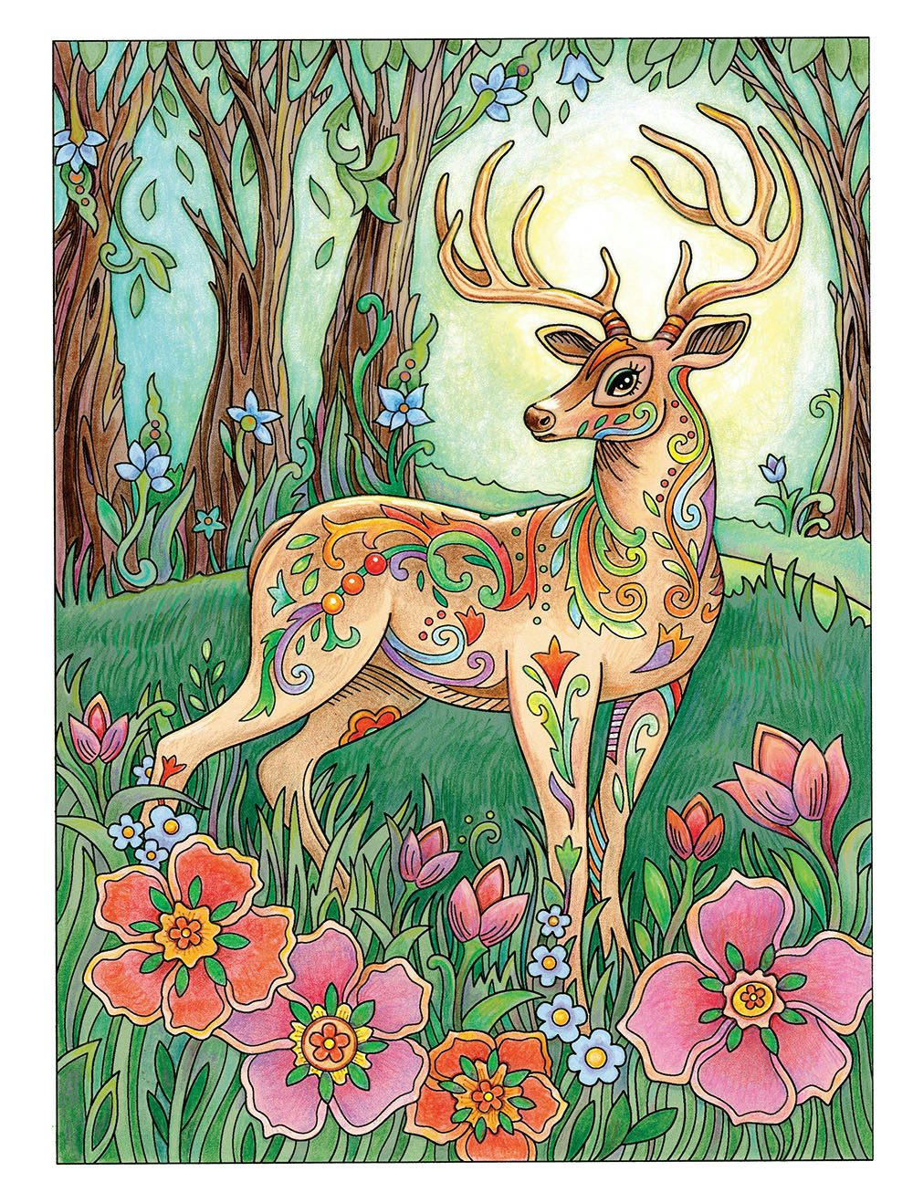 DVR Creative Haven® Coloring Book: Wondrous Wildlife