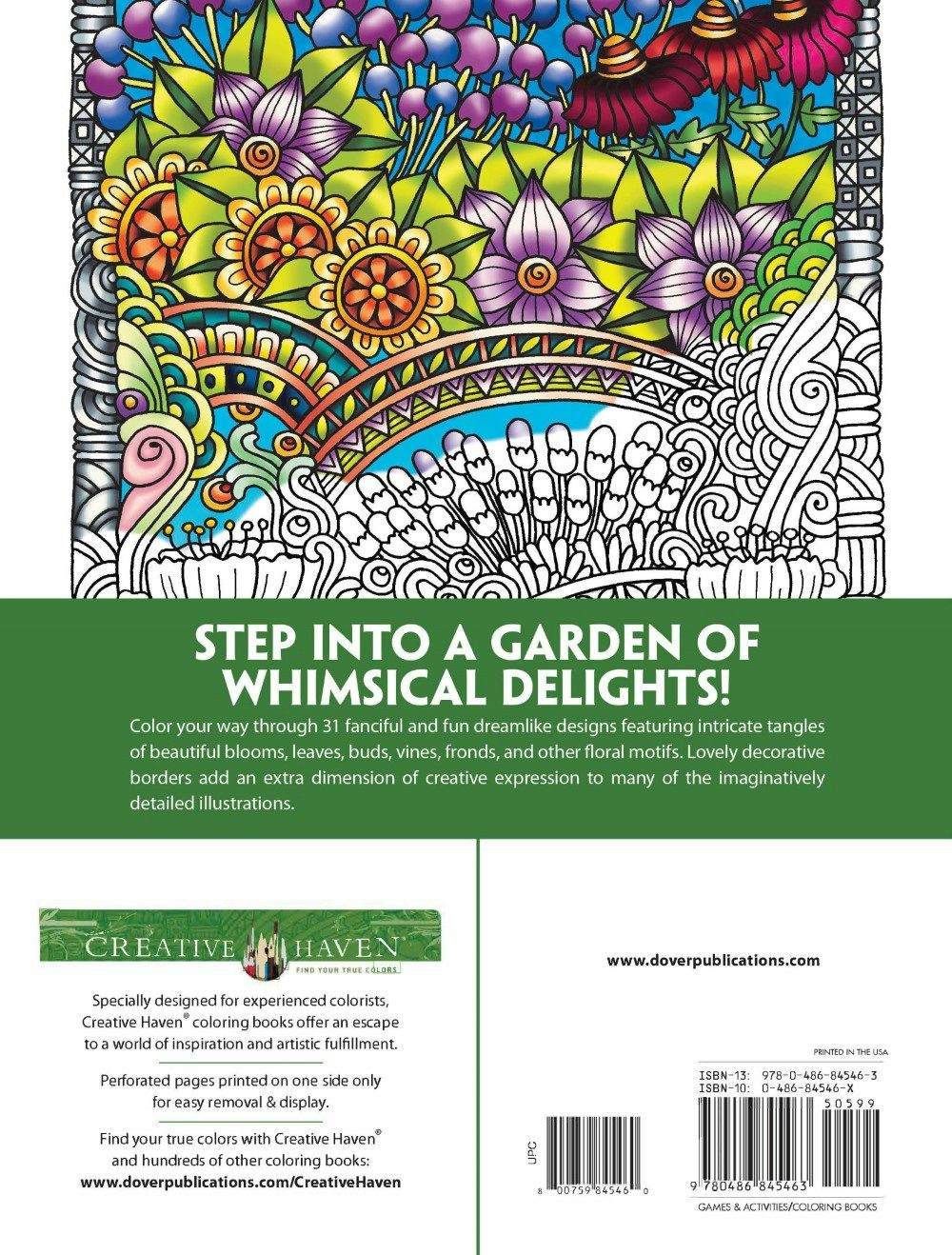 DVR Creative Haven® Coloring Book: Entangled Gardens