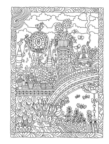 DVR Creative Haven® Coloring Book: Entangled Gardens