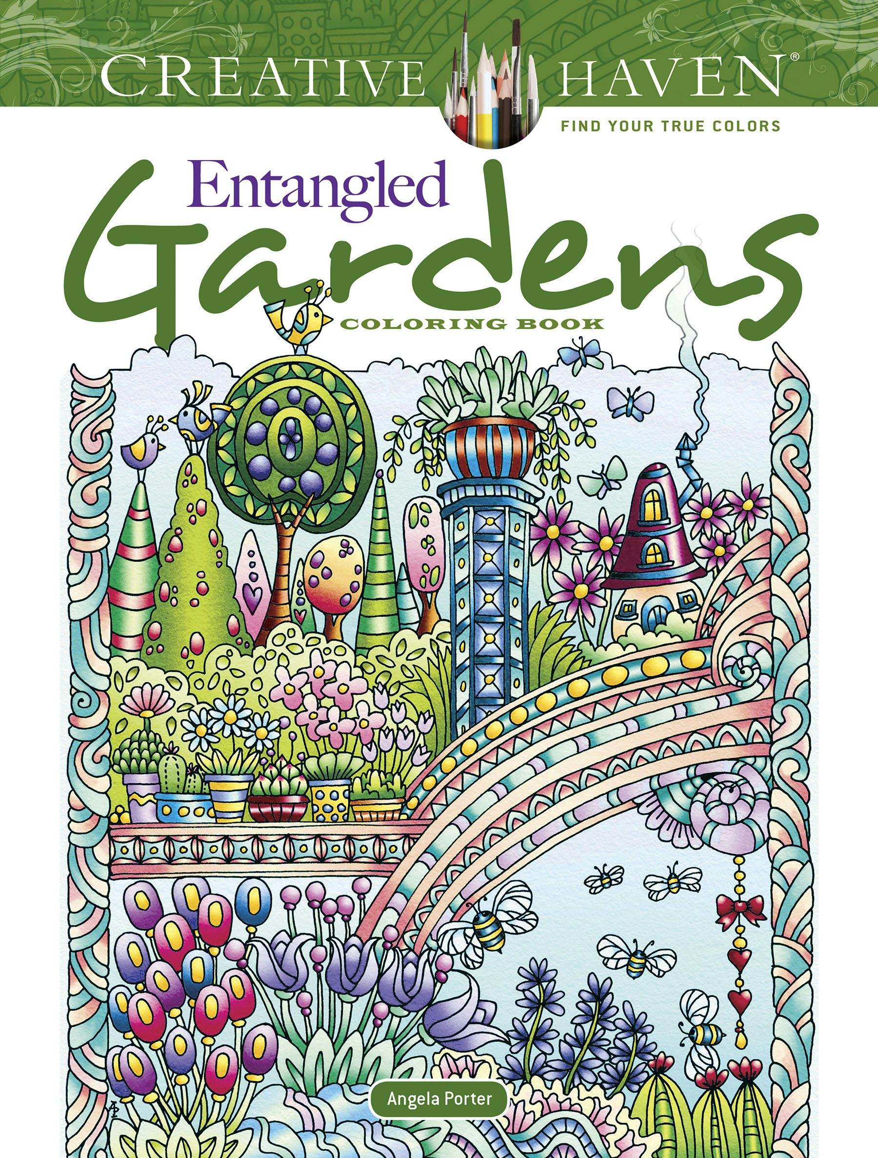DVR Creative Haven® Coloring Book: Entangled Gardens
