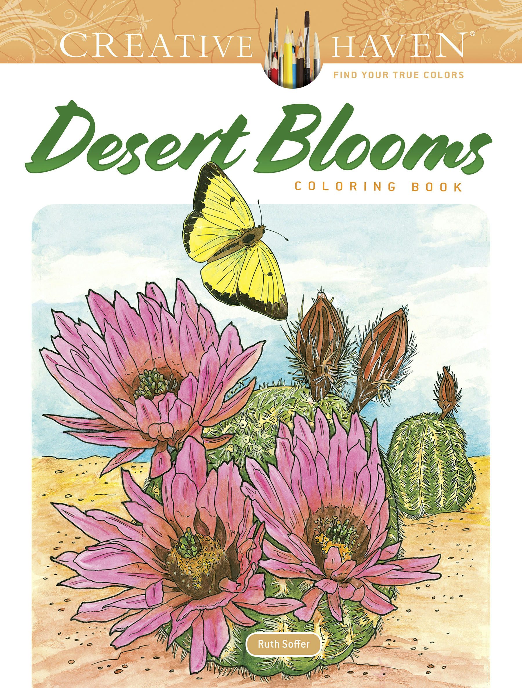DVR Creative Haven® Coloring Book: Desert Blooms