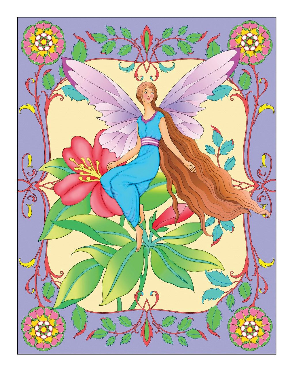 DVR Creative Haven® Coloring Book: Fairy Gardens