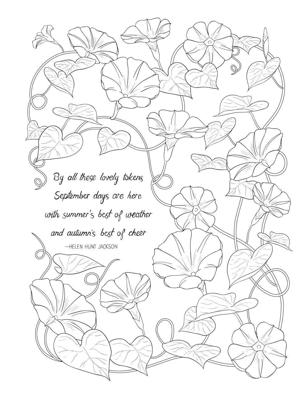 DVR Creative Haven® Coloring Book: A Year In Flowers