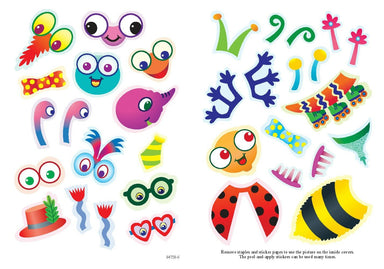 DVR Make Your Own Silly Bugs Sticker Activity Book