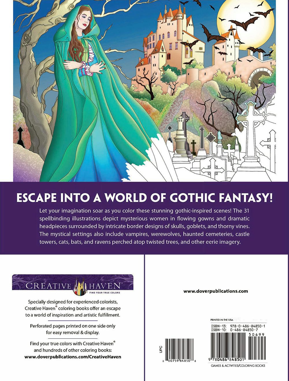 DVR Creative Haven® Coloring Book: Gothic Fantasy
