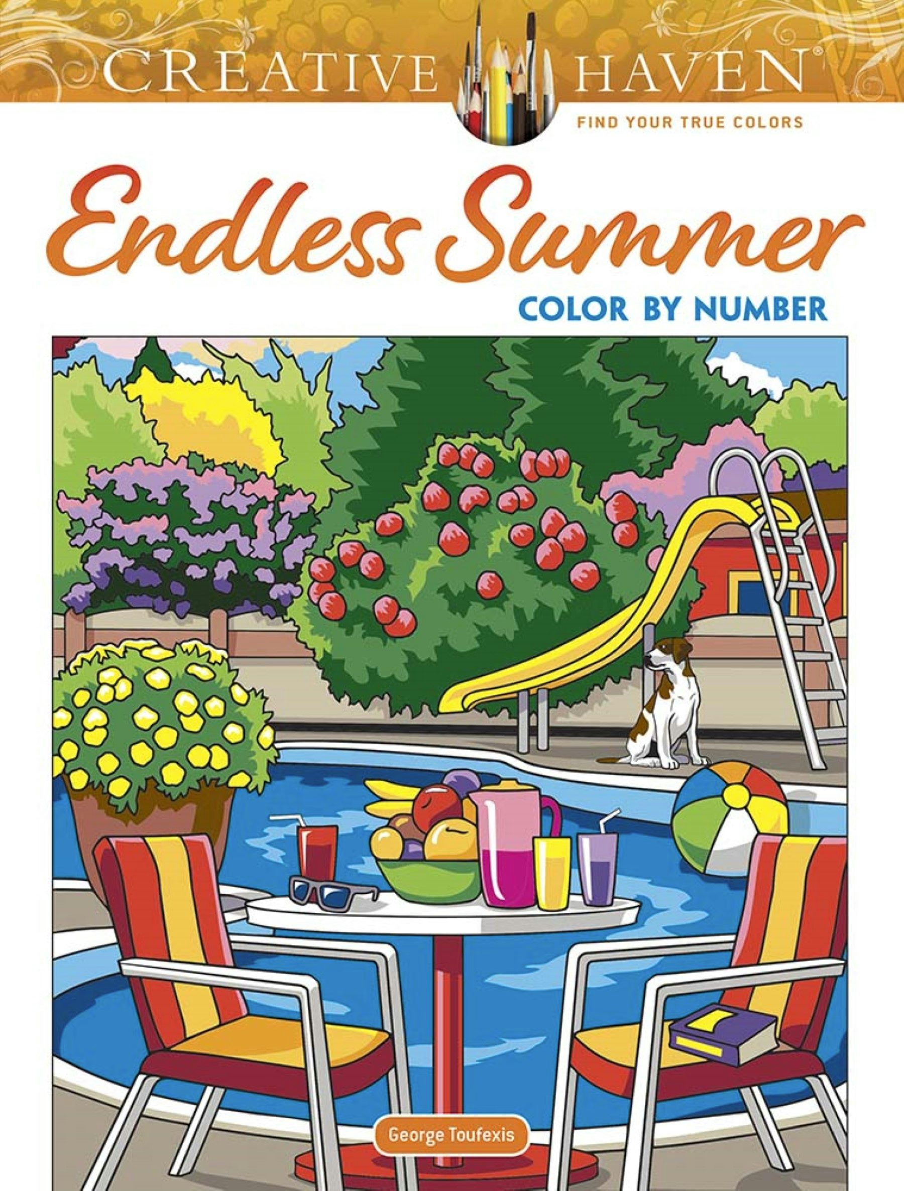 DVR Creative Haven® Color-by-Number: Endless Summer