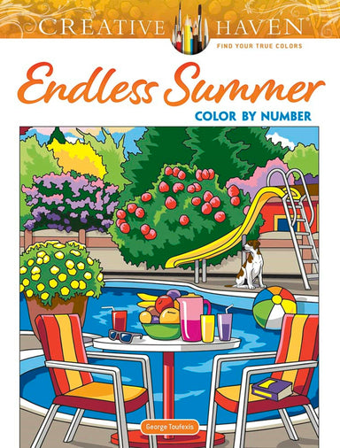 DVR Creative Haven® Color-by-Number: Endless Summer
