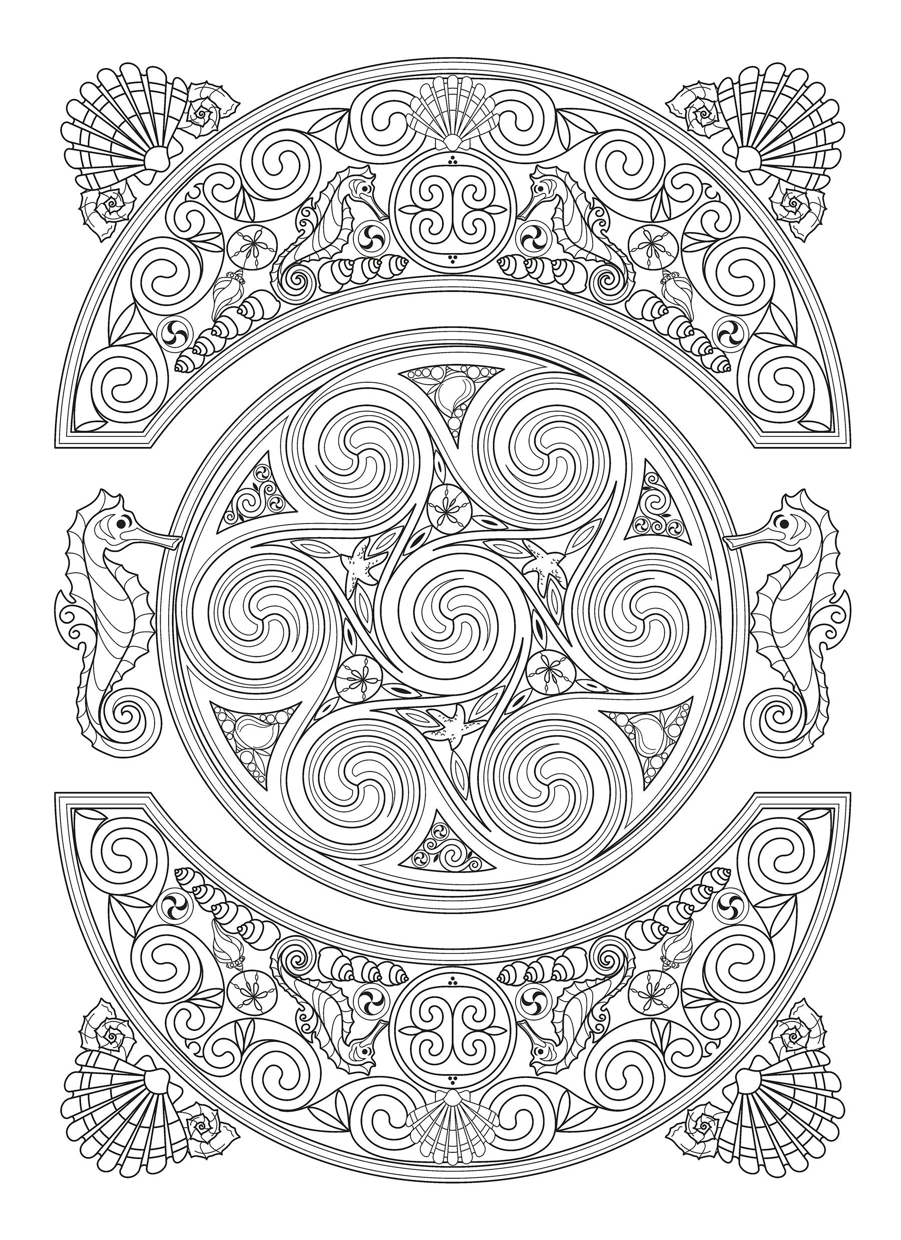 Creative Haven® Coloring Book: Celtic Nature Designs