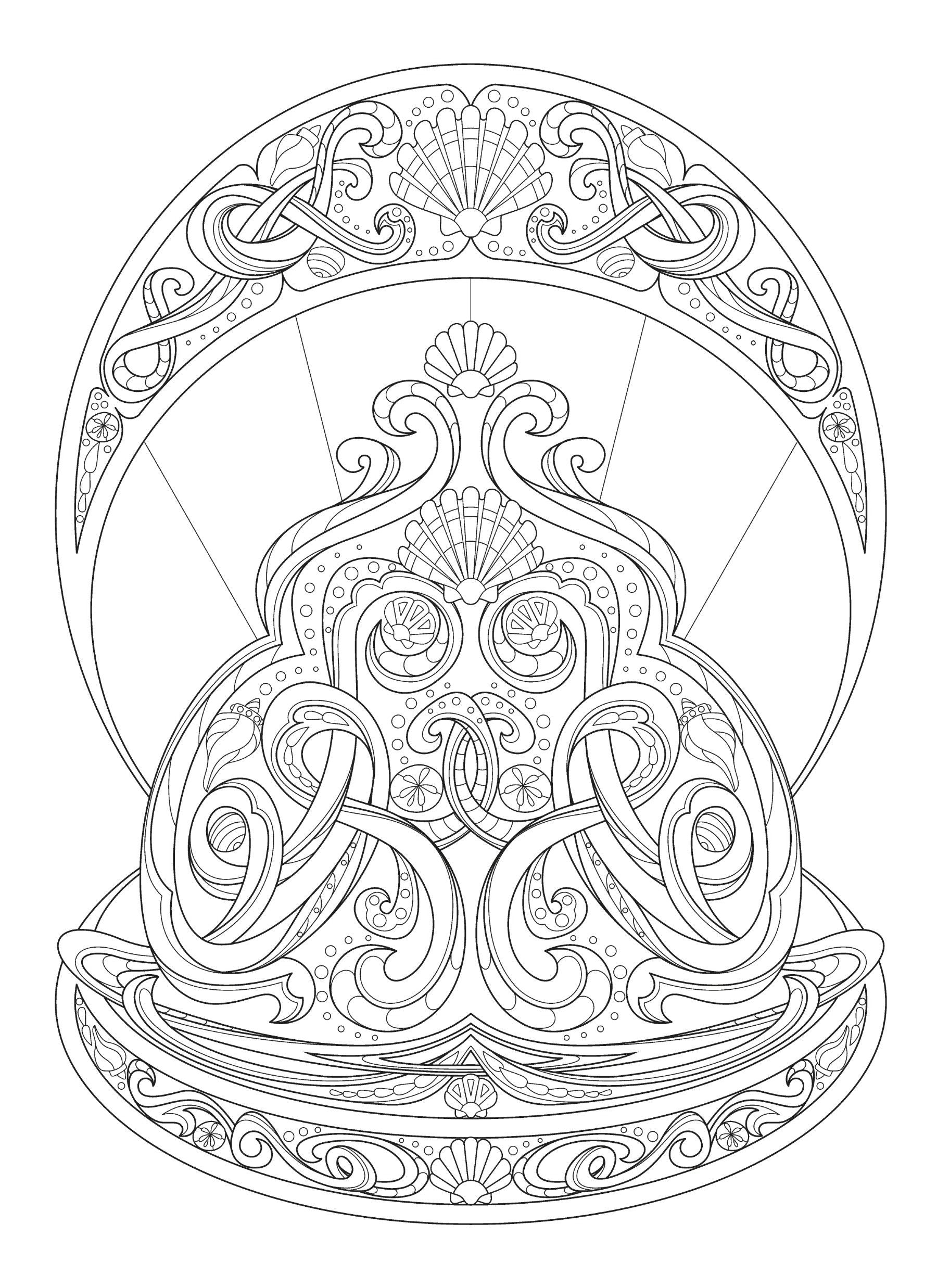Creative Haven® Coloring Book: Celtic Nature Designs