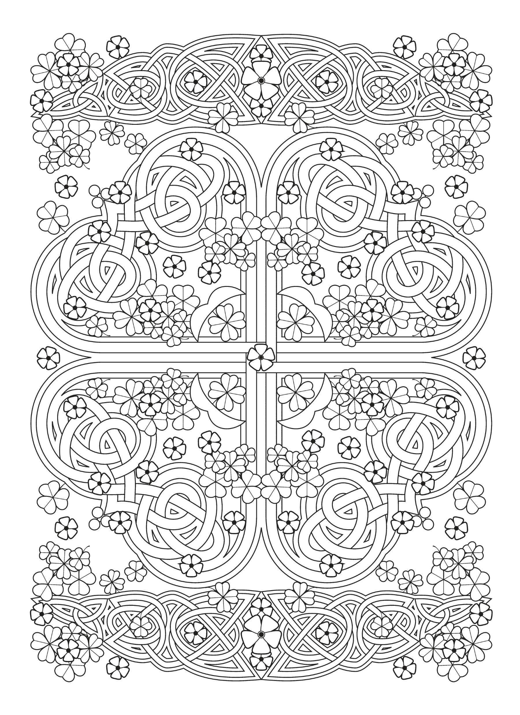 Creative Haven® Coloring Book: Celtic Nature Designs