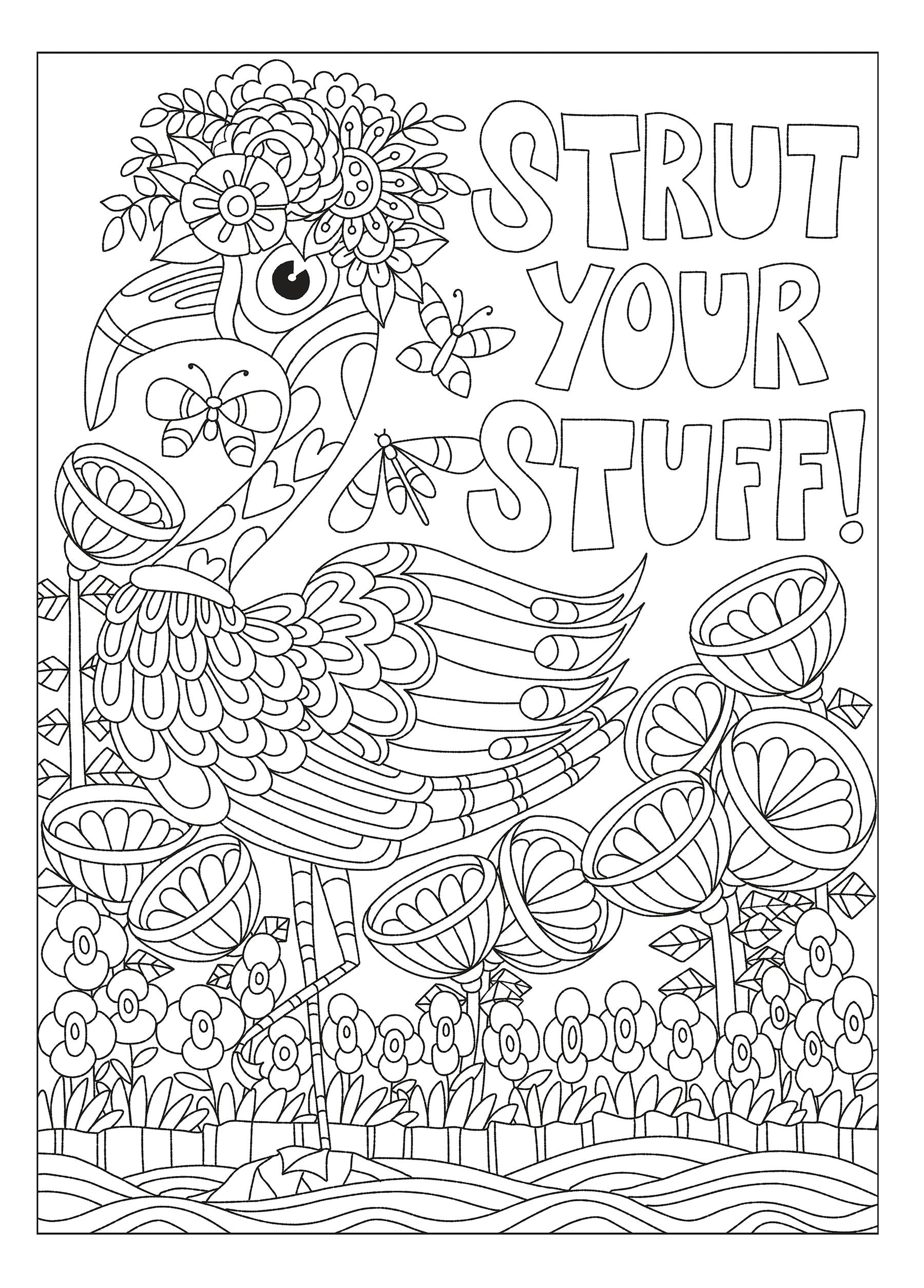 Creative Haven® Coloring Book: Fanciful Birds