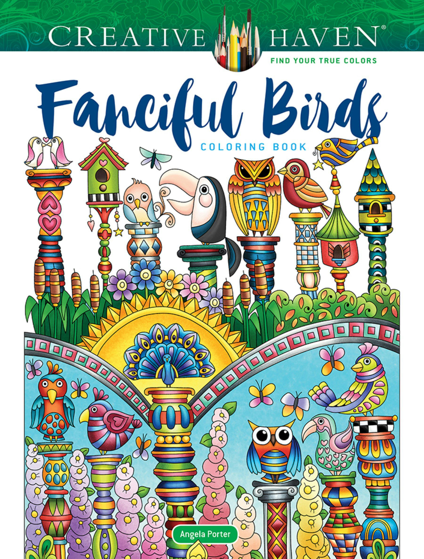 Creative Haven® Coloring Book: Fanciful Birds
