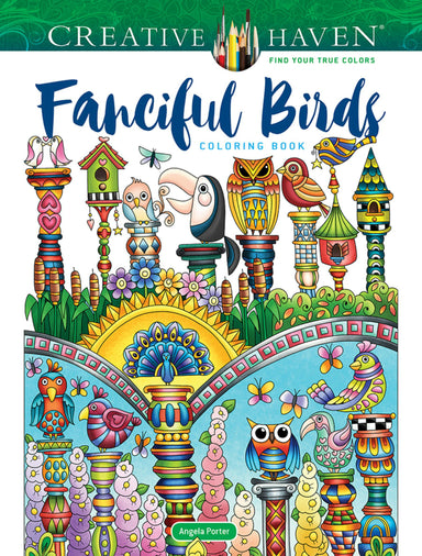 Creative Haven® Coloring Book: Fanciful Birds