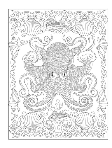 Creative Haven® Coloring Book: Enchanting Oceans